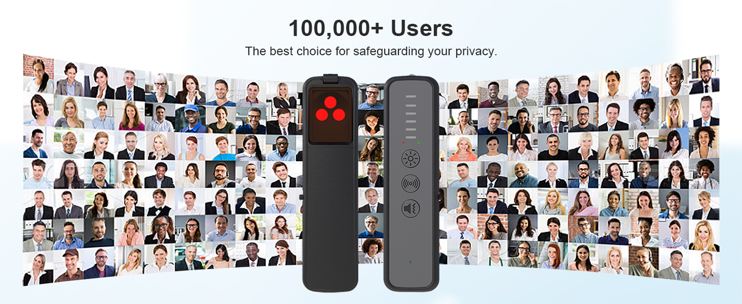 ZHENHAN Hidden Camera Detectors,GPS Tracker Detector,Camera Detector Spy Camera Finder,RF Detector,25H Working Time,Travel-Friendly Size(S600 Black)(图5)